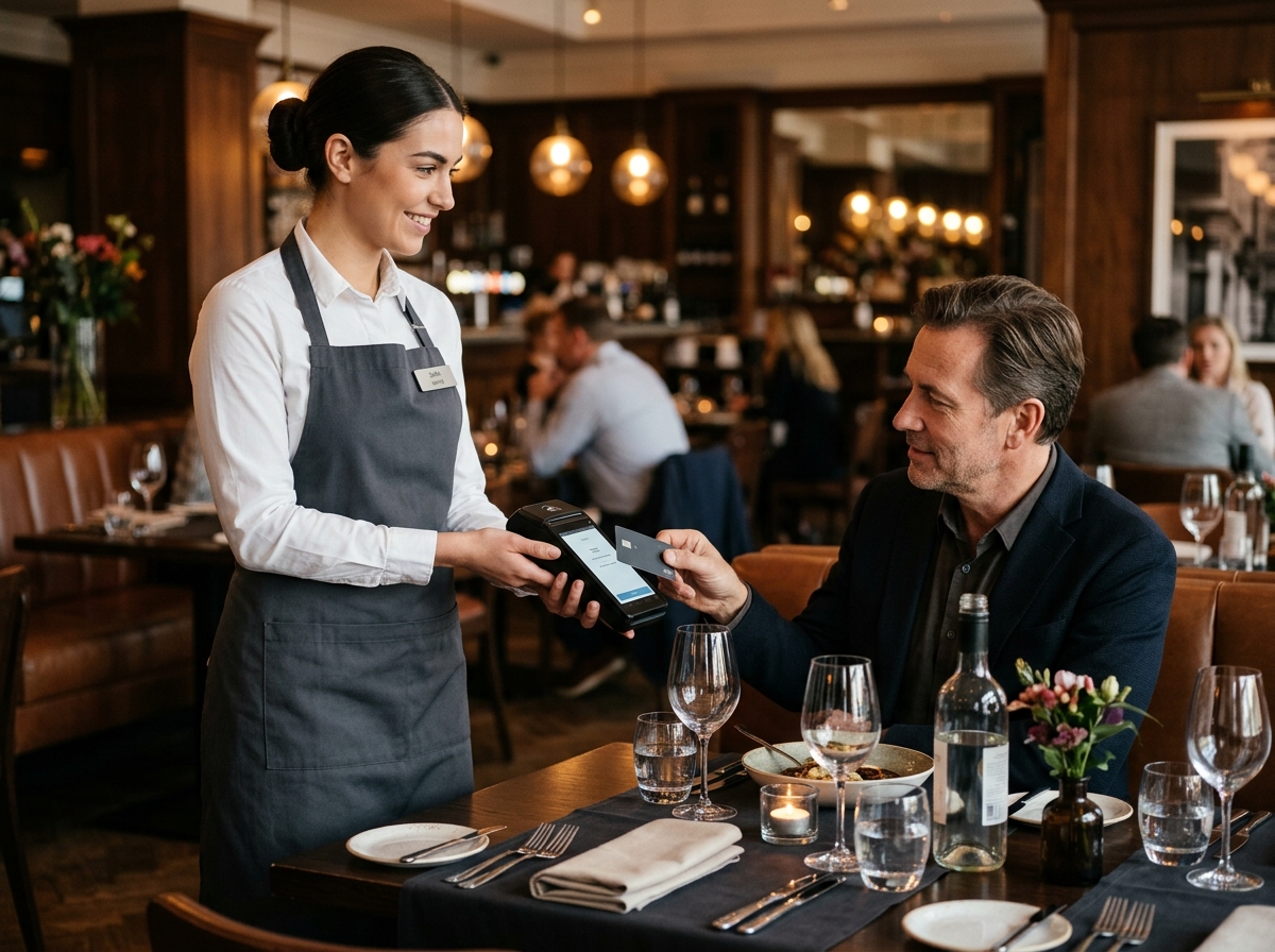 Table-side POS card payment